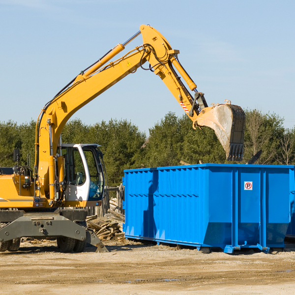 how many times can i have a residential dumpster rental emptied in Broxton